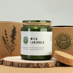 Greenman Woodwick Soy Candle - Wild Lavender product image 2