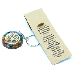 Orgonite Power Keyring - Gemstones Chakra Tree of Life product image 3