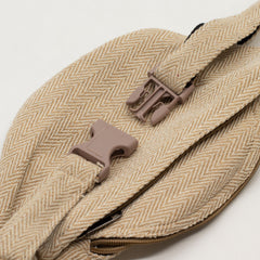 Cotton Hemp Style Belt (or Fanny) Bag - Natural