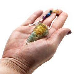 Orgonite Power Chakra Pendulum - Flower of Life product image 3