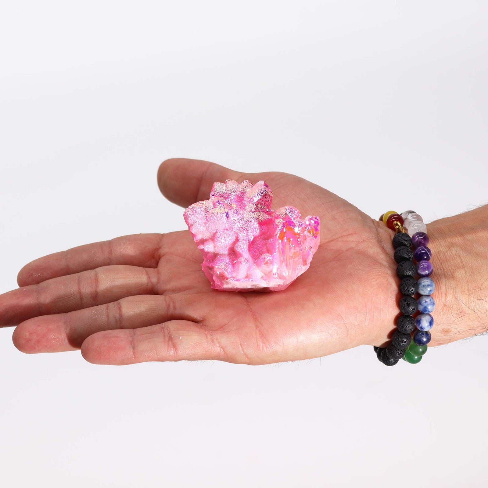 Med Enhanced Quartz - Aura Rose Halo Quartz product image