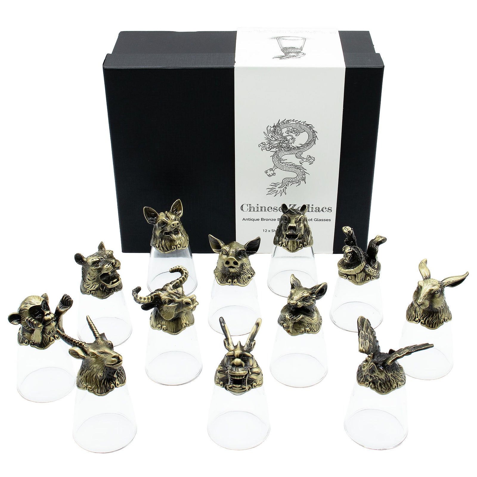 Gift Set of 12 Glasses (25ml) - Forest & Mystical Creatures product image