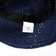 Nomad Sari Floppy Straw Sun Hat - Navy Blue product image 6