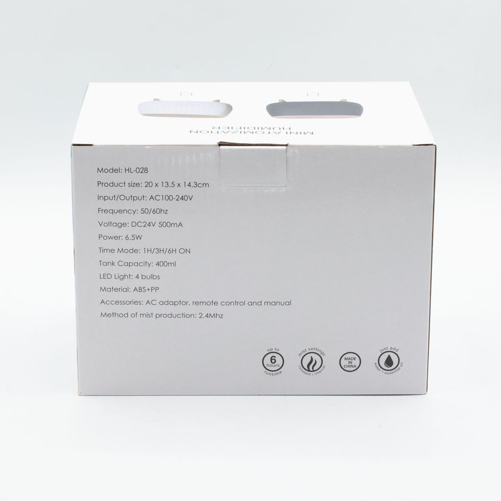 Futuristic Ribbed Aroma Diffuser with Colour-Changing Light product image 7