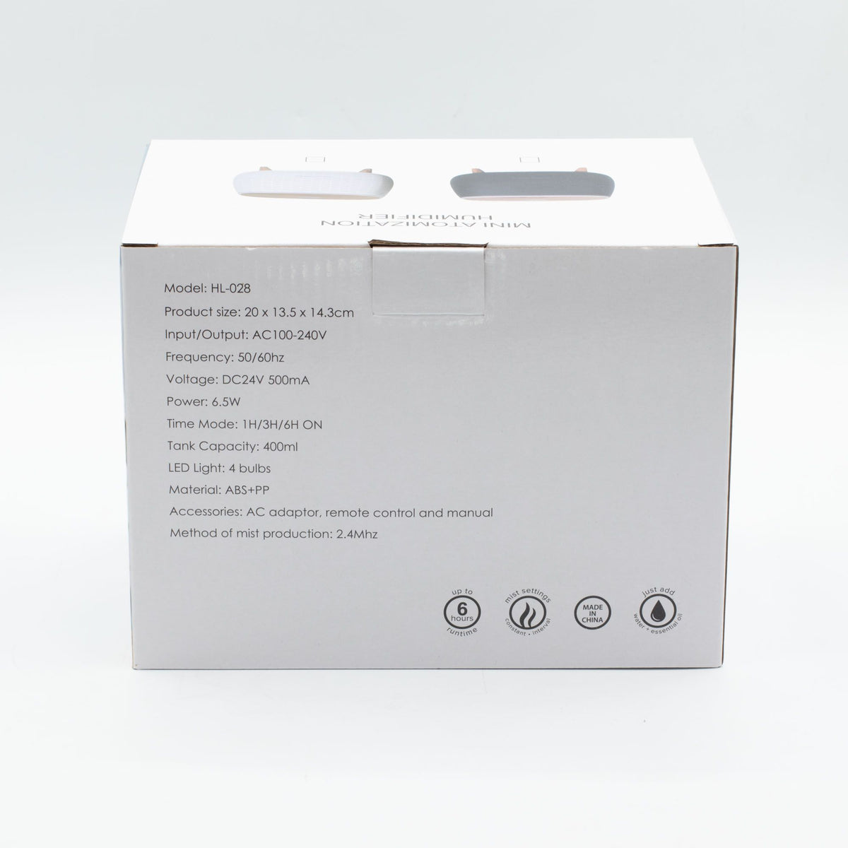Futuristic Ribbed Aroma Diffuser with Colour-Changing Light product image 7