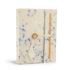 Lokta Mixed Blue Cotton Notebook – Medium (15x12cm) – 45 Leaves product image 4