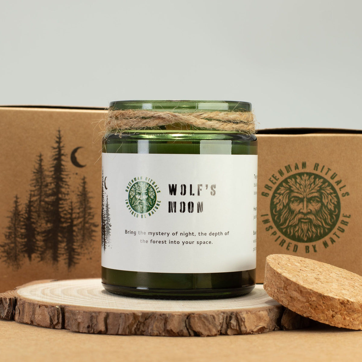 Greenman Woodwick Soy Candle - Wolf's Moon product image 5