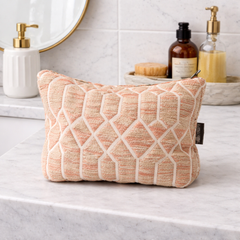 Nomad Sari Indian Jacquard Toiletry Bag - Rose Lattice product image 10