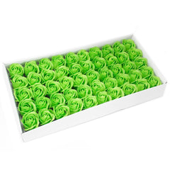 Craft Soap Flowers - Med Rose - Green product image 6