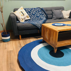 Cotton Rope Evil Eye Rug product image
