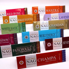 42g Jumbo Golden Nag - Red Rose Backflow Incense Cones product image 3