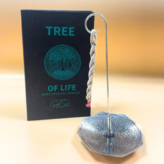 Rope Incense and Silver Plated Holder Set - Tree of Life product image 2