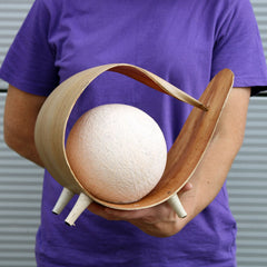 Natural Coconut Lamp - Natural Wrapover product image 3