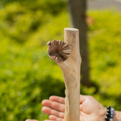 Handmade Parasite Wood Art Carving - Greenman product image 3