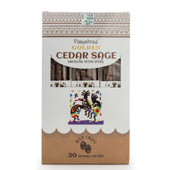 Golden Cedar Sage Smudging Resin Sticks – 30g product image 2