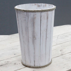 Name Large Wooden Storage Tub – Whitewash product image 5