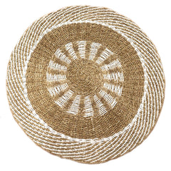 Round Seagrass White & Tan - Inner Sun - 1m product image 5