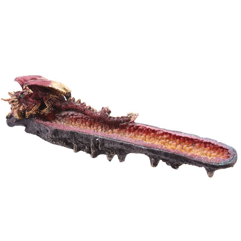 Geode Crystal Dragon Outcrop Incense Ashcatcher product image