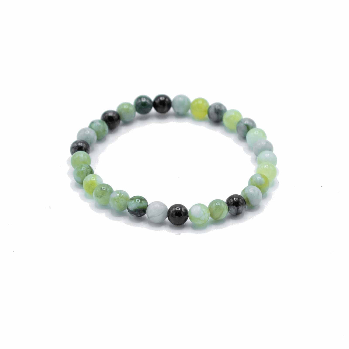 Gemstone Manifestation Bracelet - Olive Jade - Healing product image