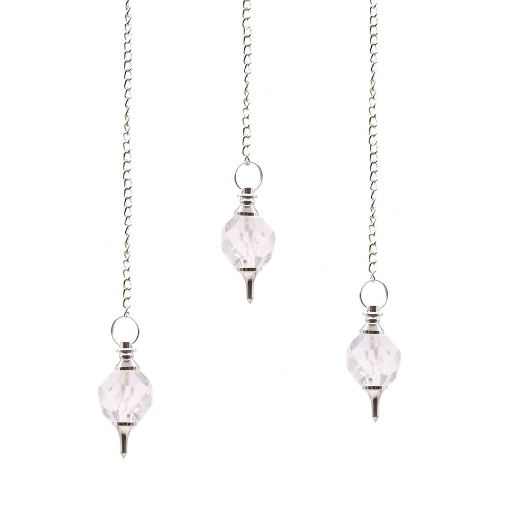 Facted Gemstone Pendulum - Rock Quartz product image