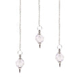 Facted Gemstone Pendulum - Rock Quartz product image