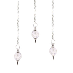 Facted Gemstone Pendulum - Rock Quartz product image