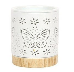 Matte Ceramic Butterfly Oil Burner product image