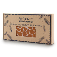 Lavender Natural Cotton and Juco Eye Pillow in Gift Box - Madagascar Giraffe product image 6