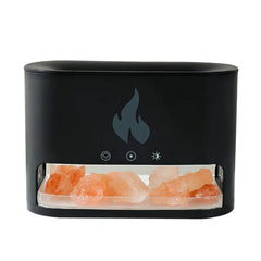 White Blaze Aroma Diffuser - Himalayan Salt Chamber - USB-C - Flame Effect (Salt included) product image 3