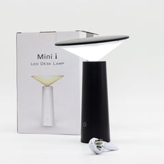 Touch Lamp - Black Mushroom- adjustable - pattern light USB (C) - Rechargable (2000 Watt)