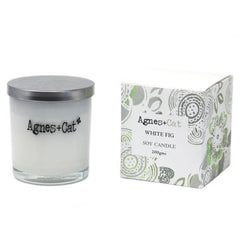 Agnes + Cat Votive Candle - White Fig product image 7