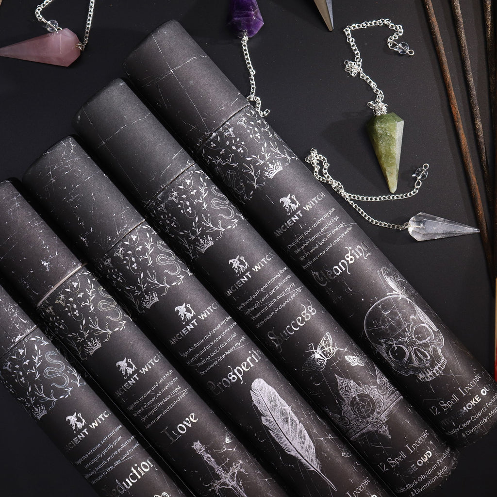 Ancient Witch Spell Incense - Cleansing - Rock Crystal Pendulum product image 5