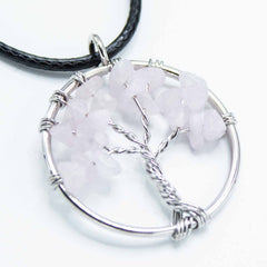 Tree of Life Pendant - Rose Quartz product image 3