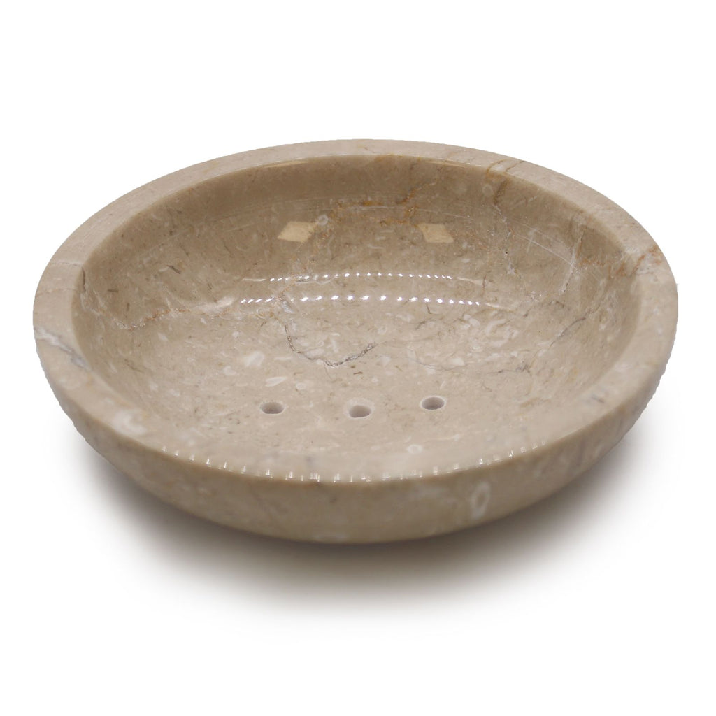 Round Honey Marble Rounded Soap Dish product image 2