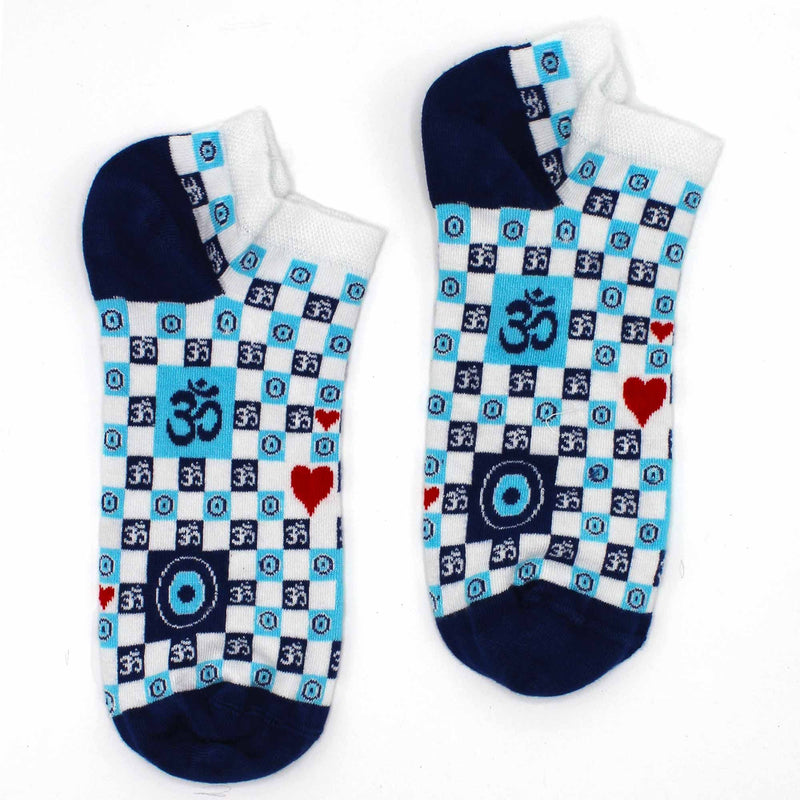 M/L Hop Hare Bamboo Socks Low (7.5-11.5) - Ohm Evil Eye product image
