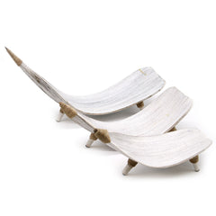 Coconut Leaf Fruit Bowl Set - Whitewash product image 3