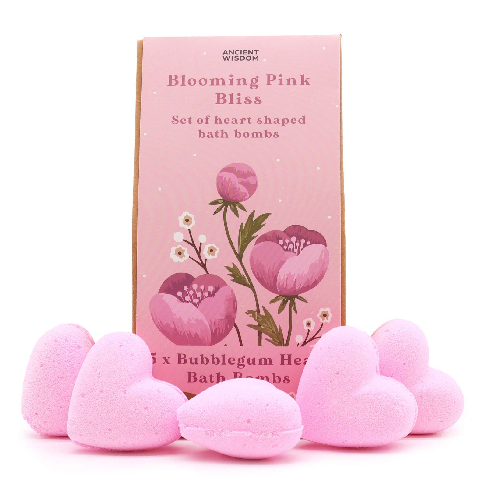 Blooming Pink Bliss Bath Heart Gift Set product image