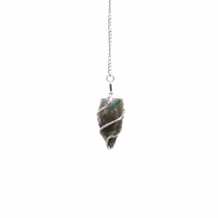 Raw Gemstone Pendulum - Moss Agate product image 3