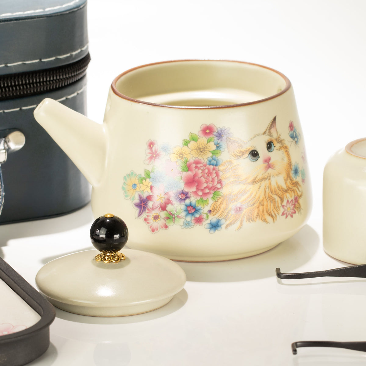 Travel Teapot Set & Two Cups - Cat Lover - product image 5
