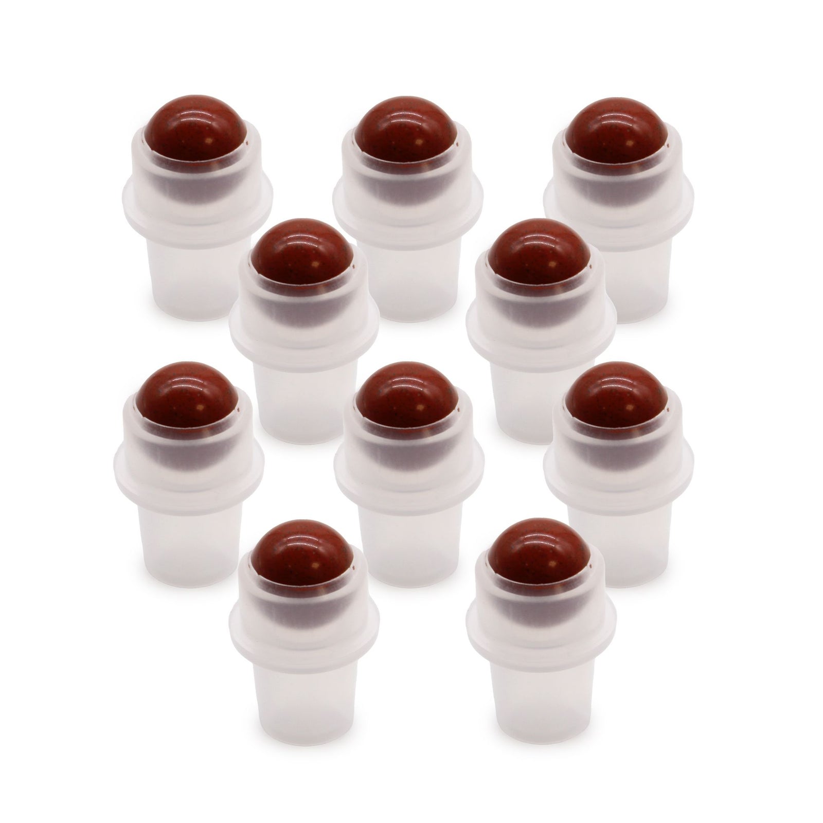 Gemstone Roller Tip for 5ml Bottle - Red Jasper product image
