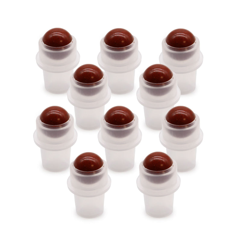 Gemstone Roller Tip for 5ml Bottle - Red Jasper product image
