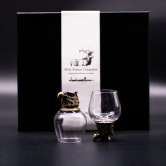 Gift Set of 6 Glasses (100ml) - Wild Forest Creatures - Antique Bronze product image 4
