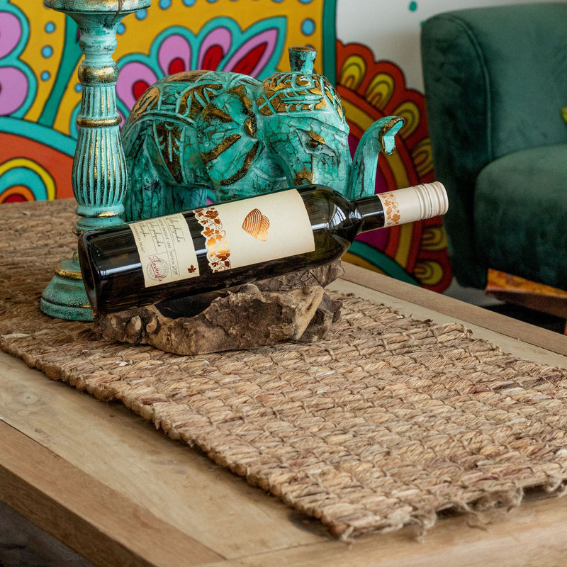 Water Hyacinth Table Runner - Robusta And Fringe - 150cm product image