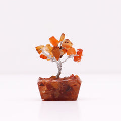 Mini Gemstone Tree On Orgonite Base - Carnelian (15 stones) product image 3