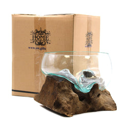 Molten Glass on Wood - Open Lrg Bowl product image 8