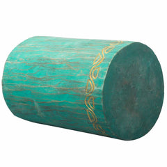 Tribal Stool / Table - Albasia - Turquoise product image