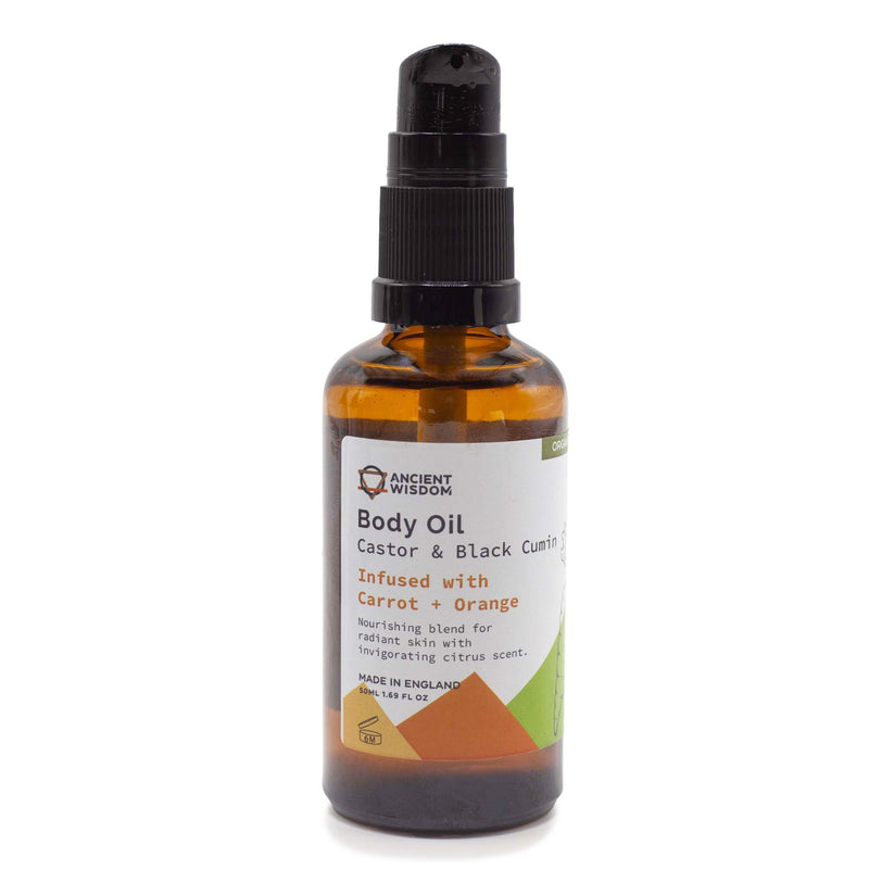 Organic Body Oil 50ml - Carrot & Orange product image