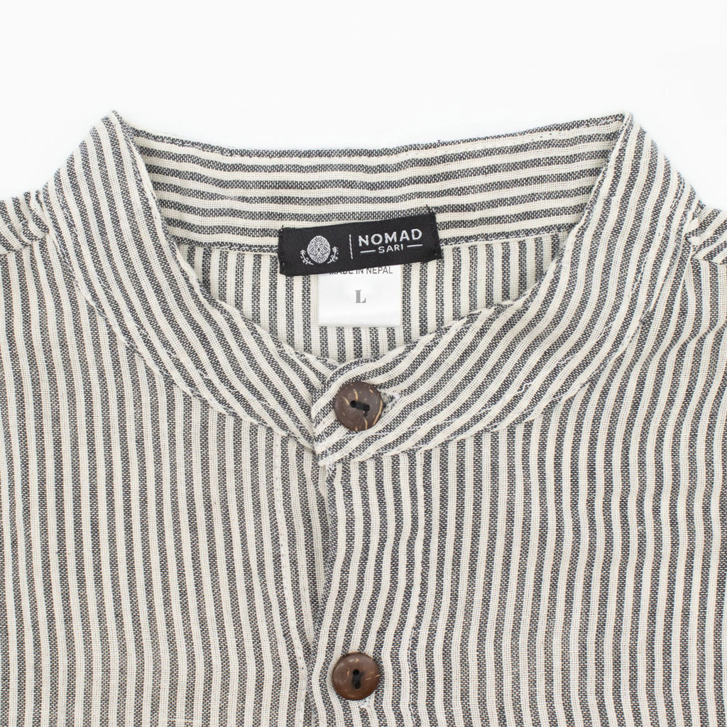 Nomad Sari Grandad Shirt - Grey Stone - Medium product image 4