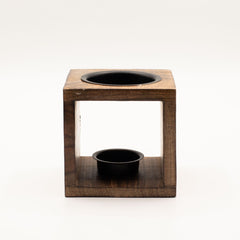Square Mango Wood Oil Burner - Elephant product image 3