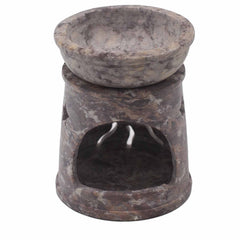 Small Soapstone Oil Burner 8cm - Sun & Stars product image 3